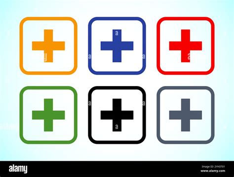 icon design add icon set colorful design stock vector image art