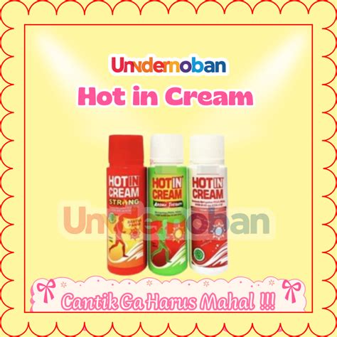 Jual UNDERNOBAN HOT IN CREAM KEMASAN BOTOL 60gr STRONG PUTIH