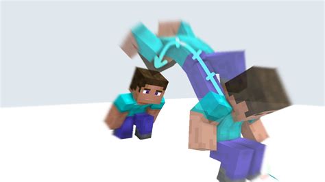 Backflip Animation Test Animación De Minecraft Hecha En Android