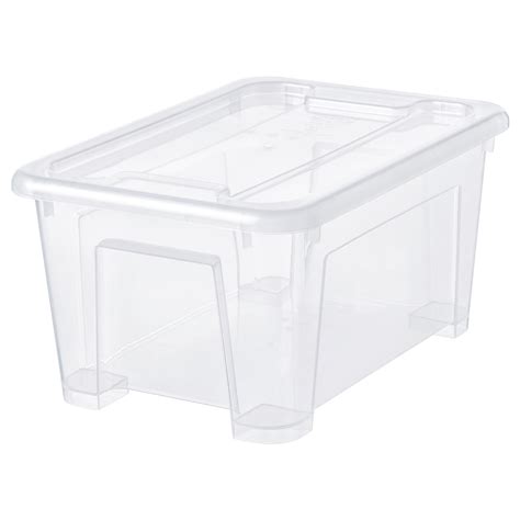 Samla Cutie Cu Capac Transparent X X Cm L Ikea