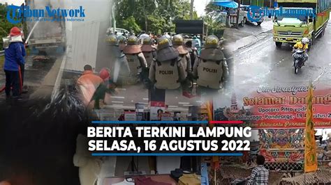 Rem Bermasalah Truk Serempet Motor Dan Mobil Berita Terkini Lampung