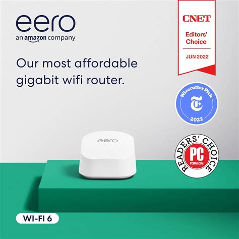 Amazon Eero Sistema Wi Fi De Malla De Doble Banda Con Smart Home