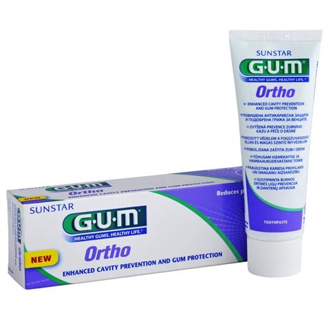 GUM ORTHO, 75мл зубная паста - VegaCorp