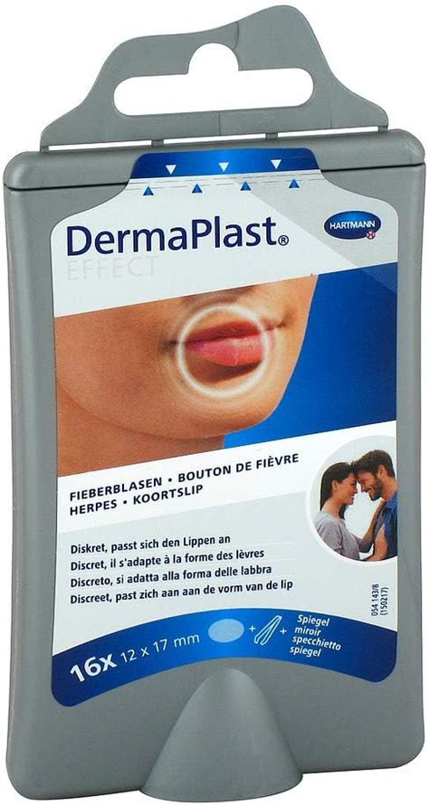 HARTMANN Dermaplast Effect Bouton de Fièvre 12 x 17 mm Pack de 16