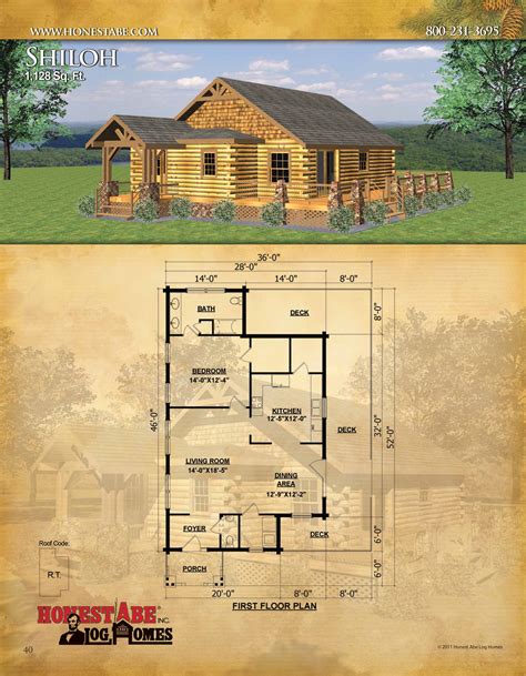 Browse Floor Plans for Our Custom Log Cabin Homes