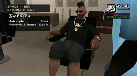 Gta Sa Testing New Haircuts New Mohawk And New Cornrows Youtube