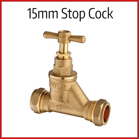 Mm Brass Stop Cock Bs Compression Water Mains Stop Cock