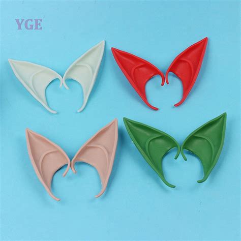 Silica Gel Elf Ears Cosplay Accessories Elf Ear Dress Up Costume Soft ...