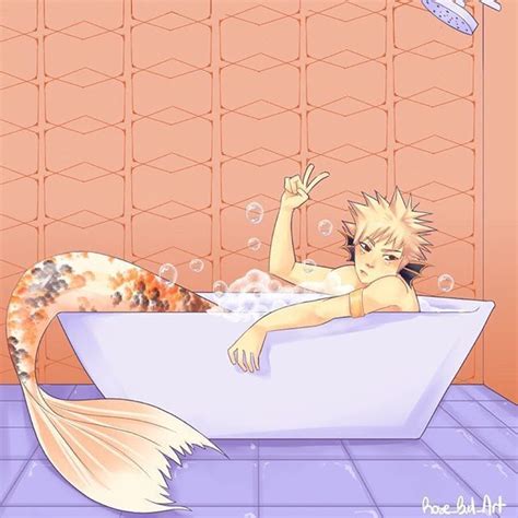 Katsuki Bakugou Oneshots Merman Bakugou P2 Merman Mythical