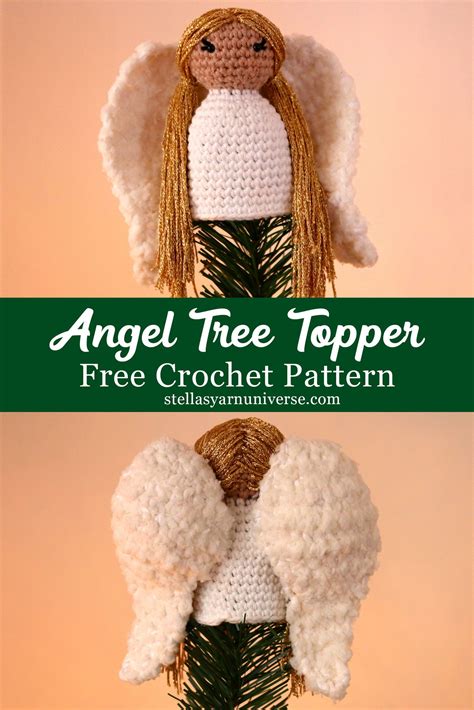 Crochet Angel Tree Topper Pattern Free This Beautiful And Delicate