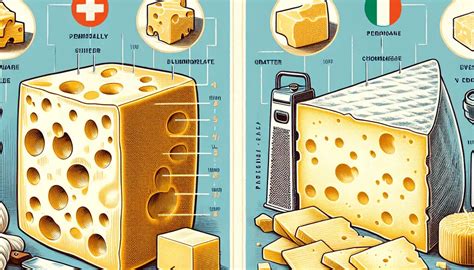 Diferencias Entre Queso Emmental Y Parmesano