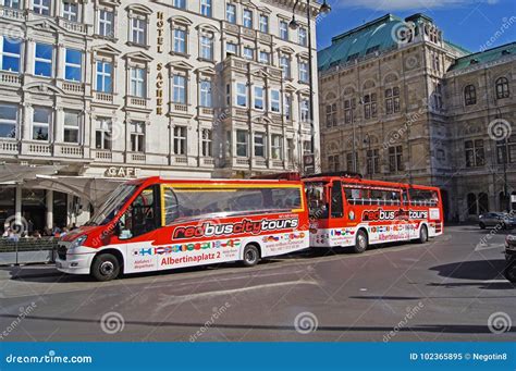 Vienna tourist Bus stop editorial image. Image of capital - 102365895