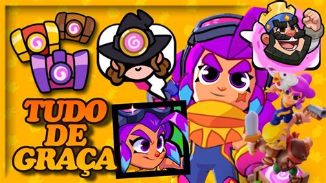 TUDO DE GRAÇA Como ganhar prêmios em todos jogos da SUPERCELL