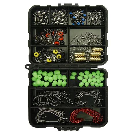 Set 172 Accesorii Fishingbox Pescuit La Spinning Crap Carlige Si