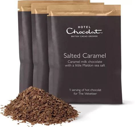 Hotel Chocolat Salted Caramel Hot Chocolate Sachets Single Serve G Picclick Uk