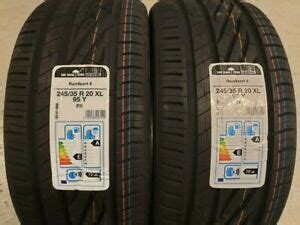 NEW CAR TYRES UNIROYAL RAINSPORT 5 245 35 ZR20 XL 95Y A1 UHP 245 35 20