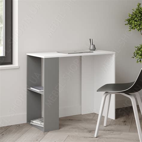 Современный письменный, рабочий, стол с полками современный: продажа ...