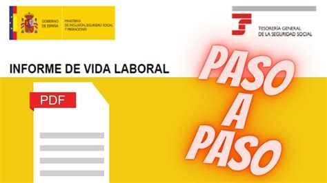 Cómo descargar tu VIDA LABORAL paso a paso vidalaboral YouTube