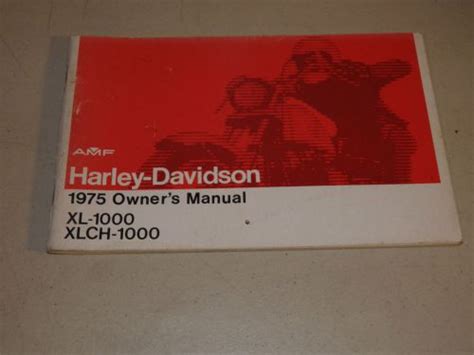 Buy Harley Davidson Amf Owner S Manual Xl Xlch Free