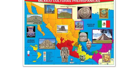 Póster México Culturas Prehispánicas — Educatodo