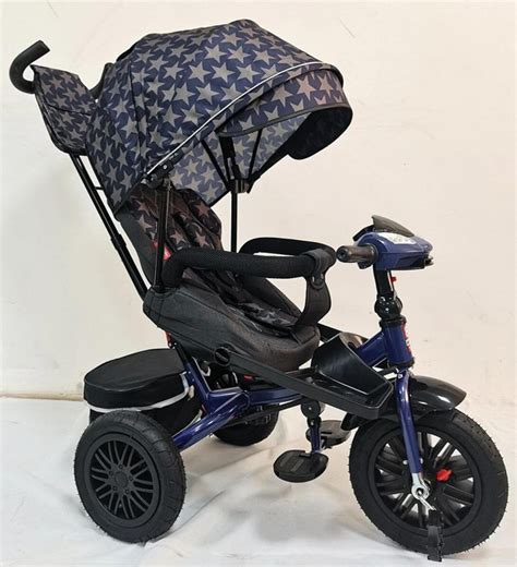 Велосипед Коляска трехколесный BestTrike "Perfetto" фара музыка с USB ...