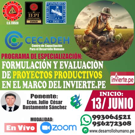 Programa De Especializaci N Formulaci N Evaluaci N Y Liquidaci N De