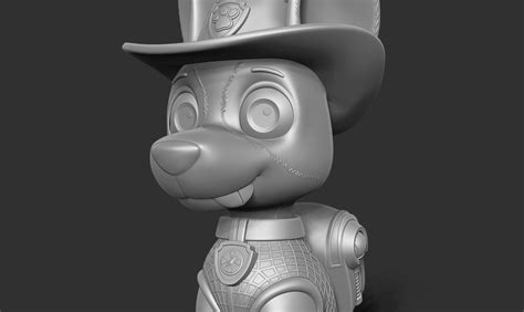 Tracker Paw Patrol Fanart 3d Print Model By Sinh Nguyen