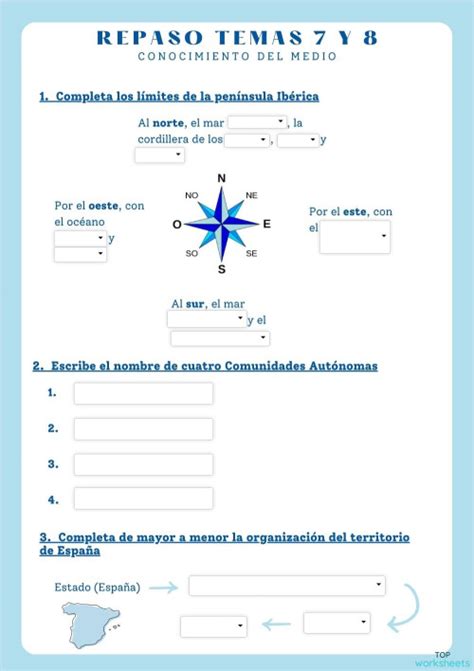 Control Ficha Tema 7 Y 8 Ficha Interactiva Topworksheets