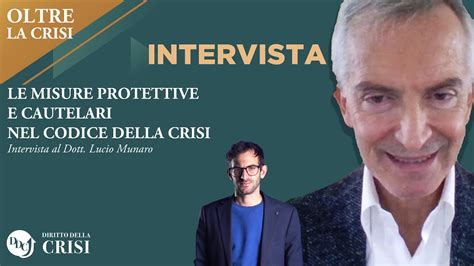 OLTRE LA CRISI Puntata 14 Le Misure Protettive E Cautelari Nel