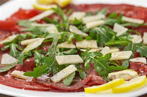 Carpaccio Di Bresaola E Rucola IDEE IN CUCINA