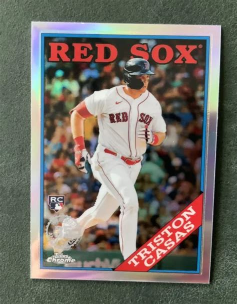 Topps Chrome Triston Casas E Anniversaire Rc Boston Red Sox