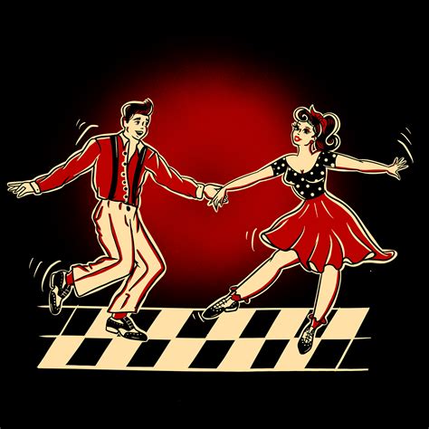 50s Style Dancers: Swing Vs Jive :: Behance