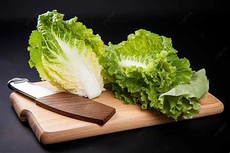 Two Different Types Of Lettuce Background High Resolution