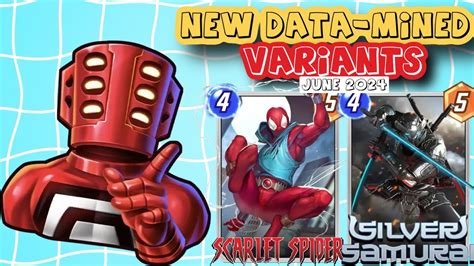 New Data Mined Variants Releasing In Marvel Snap June Youtube