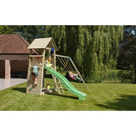 Parque Infantil Belvedere XL Con Columpio Doble Masgames MA821401