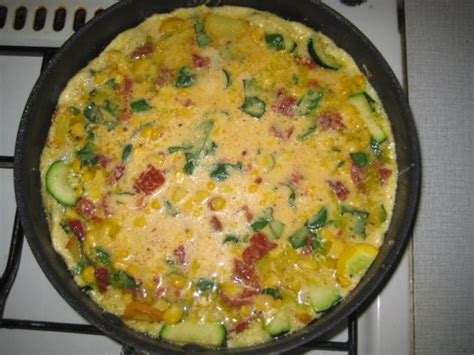 Zucchini Mais Omelette Rezept Mit Bild Kochbar De