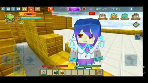 Building A Castle With My Sister In Blockman Go Youtube