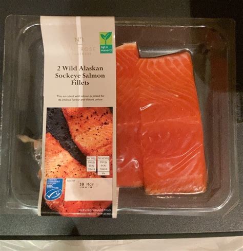 Wild Alaskan Sockeye Salmon Fillets Waitrose