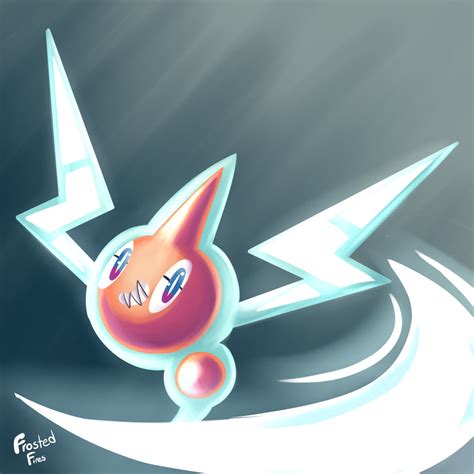 One mischievous rotom by FrostedFires on DeviantArt