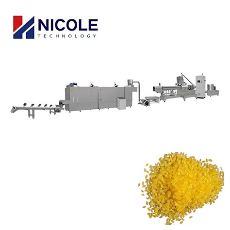 Artificial Fortified Rice Making Plant Nutrition Rice Extruder