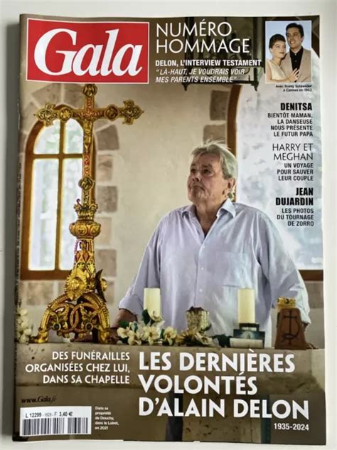 Alain Delon Magazine Gala Ao T Eur Picclick Fr