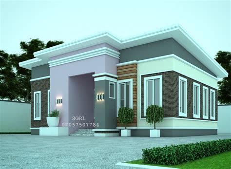 Simple and classic bungalow en 2024 | Diseños de casas, Planos de casas ...