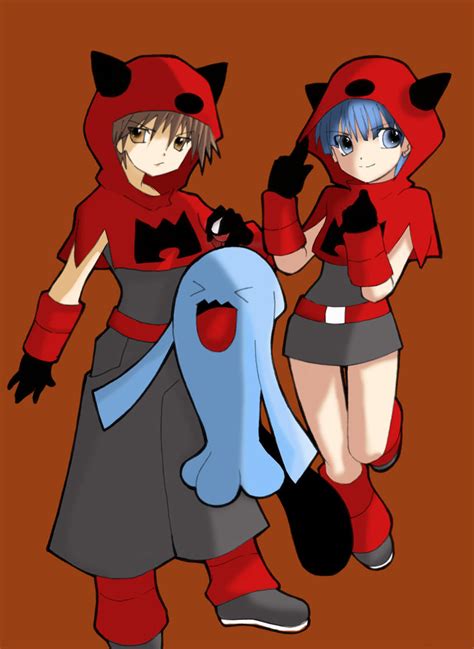 Pokemon Team Magma + Wobbuffet by ConanKun on DeviantArt