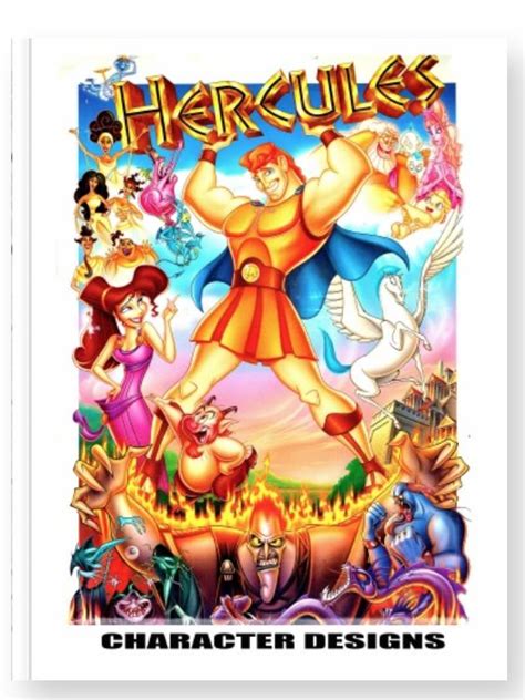 Disney's HERCULES: The Animated Movie - CHARACTER DESIGNS / MODELS Book ...