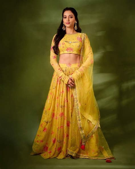 Srinidhi Shetty In A Floral Lehenga Set At K G F 2 Promotions