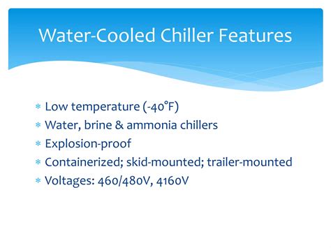 Difference Between Air Cooled And Water Cooled Chillers Ppt