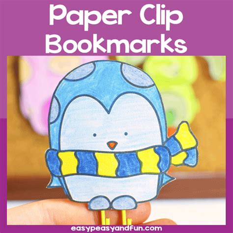 Printable Diy Paper Clip Bookmarks - Mobitool