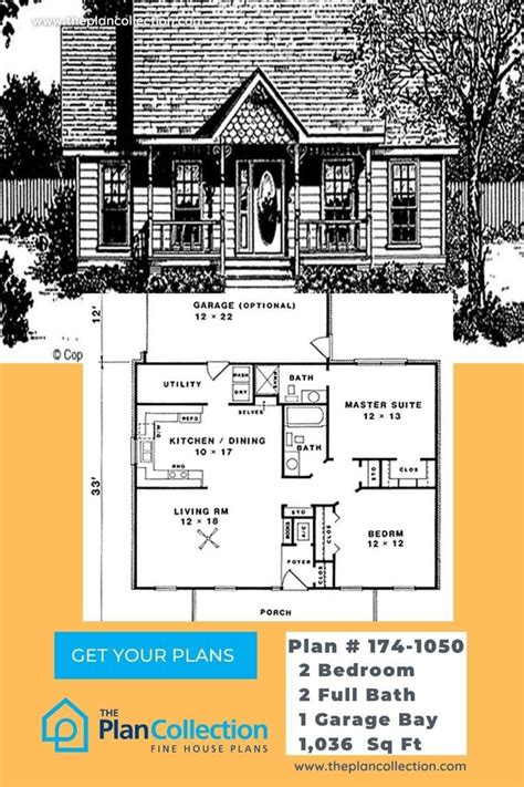 the plan for this house is shown in black and white