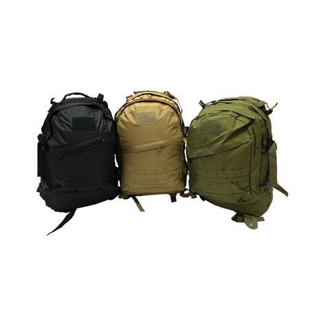 Importaciones ABU S A MOCHILA COMBATE 43X30X19CM 1363 2 BK BE GR