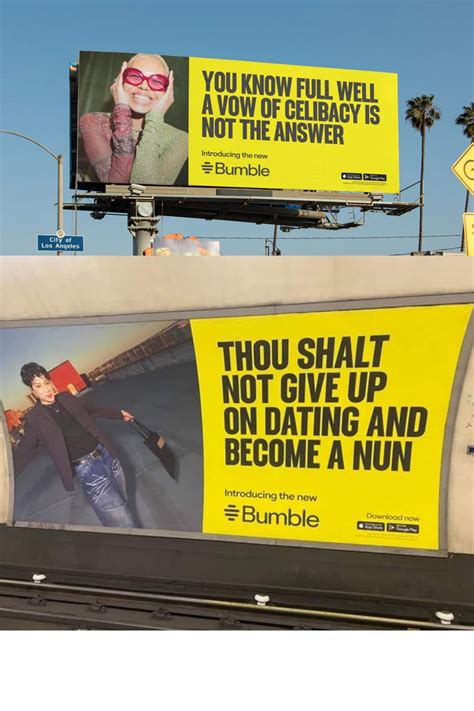 Bumble Removes Ads Mocking Celibacy After Women Campaigned Against Them